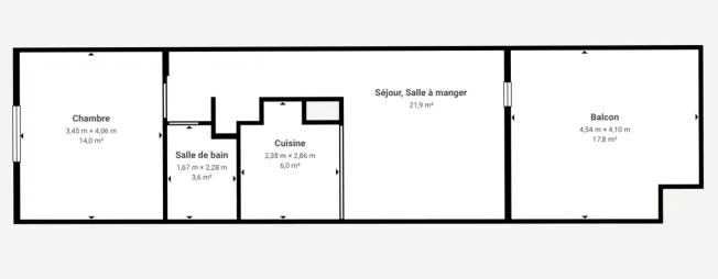 2.5 Zimmer Wohnung in Leysin – Foto 12 von 12