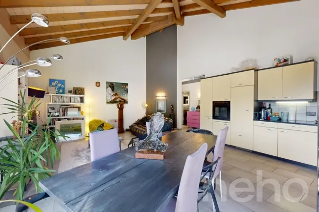 4.5 Zimmer Attikawohnung in Saillon – Foto 4 von 12