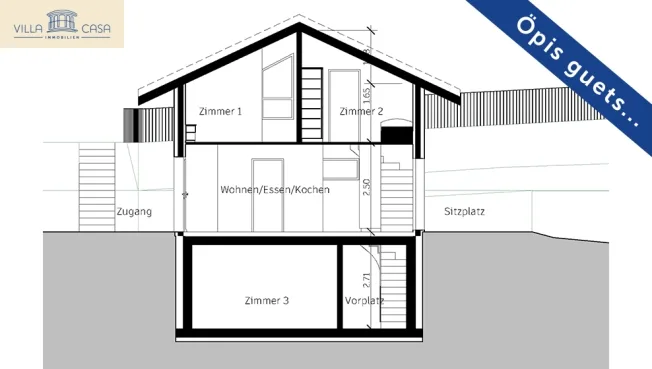 4.5 Zimmer Einfamilienhaus in Bürchen – foto 11 di 12