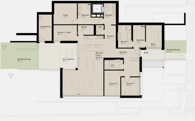 5.5 Zimmer Wohnung in Aadorf – photo 13 sur 14