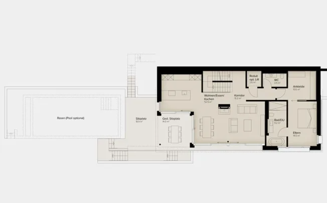 6.5 Zimmer Einfamilienhaus in Aadorf – photo 13 sur 14