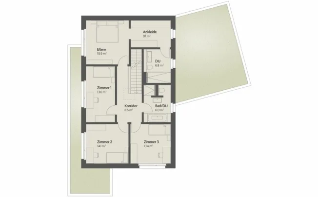 7.5 Zimmer Einfamilienhaus in Felben-Wellhausen – Foto 9 von 13
