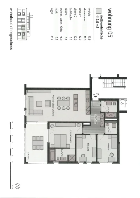 4.5 Zimmer Wohnung in Jonschwil – Foto 2 von 5