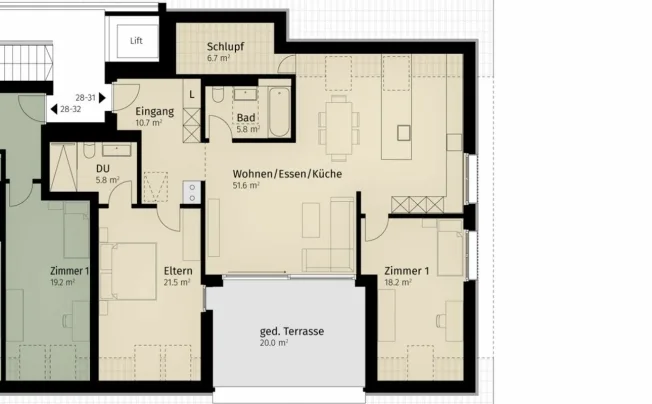 3.5 Zimmer Wohnung in Matzingen – Foto 10 von 12