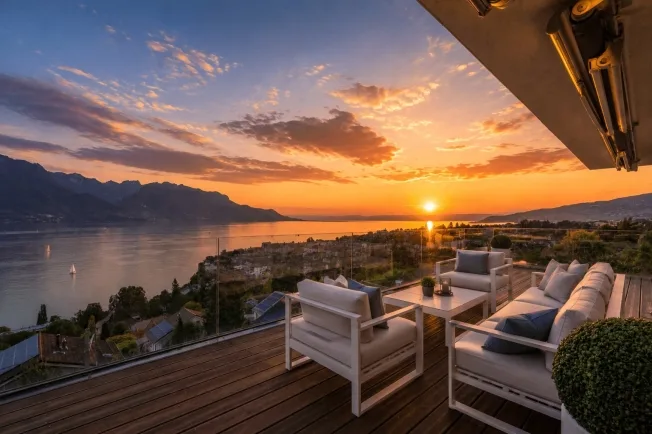 4.5 Zimmer Attikawohnung in Montreux – Foto 1 von 24