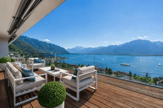 4.5 Zimmer Attikawohnung in Montreux – Foto 3 von 24