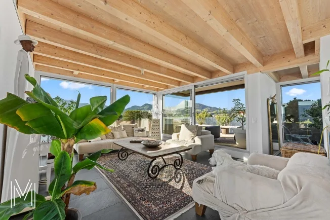 EXCEPTIONAL 7.5-ROOM DUPLEX PENTHOUSE - Between heaven and earth? 360° panoramic view in the heart of Bulle – photo 6 of 33