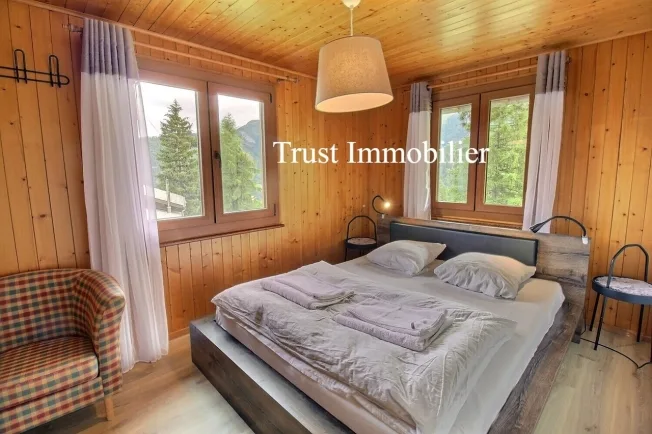 Chalet di 5,5 stanze un vero rifugio alpino nel cuore di La Tzoumaz – foto 4 di 26