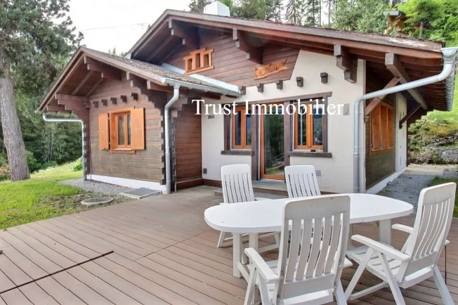 Chalet di 5,5 stanze un vero rifugio alpino nel cuore di La Tzoumaz – foto 10 di 26