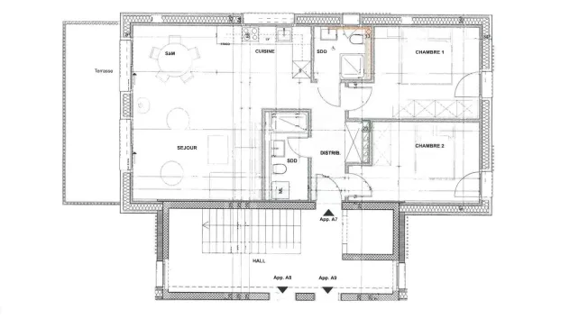 3.5 Zimmer Attikawohnung in Denens – photo 2 sur 2