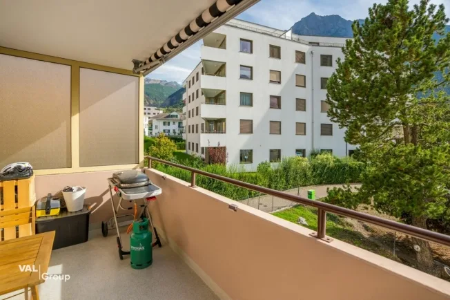 Charmante Wohnung mit Balkon mitten in Glis – Foto 7 von 12