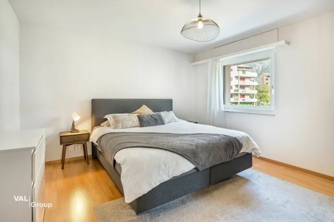 Charmante Wohnung mit Balkon mitten in Glis – Foto 4 von 12