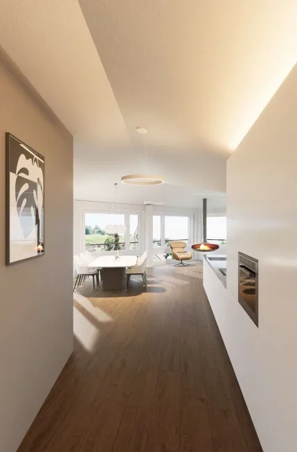 3.5-Zimmer-Maisonette mit 142.5 m² Wohnfläche und zwei traumhaften Terrassen – Foto 2 von 13