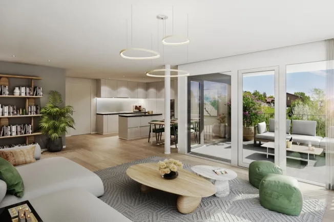 4.5 Zimmer Wohnung in Giffers – Foto 2 von 9