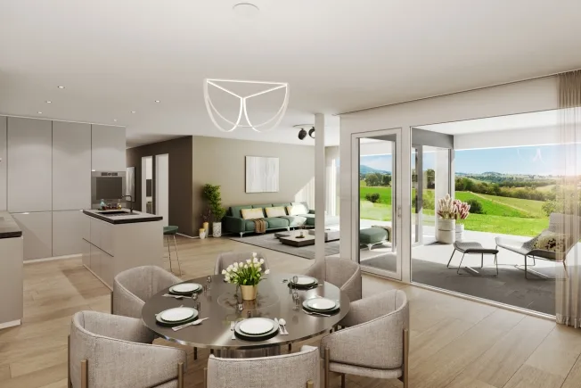4.5 Zimmer Wohnung in Giffers – Foto 6 von 9