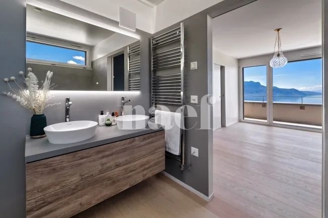 4.5 Zimmer Attikawohnung in Montreux – Foto 11 von 13