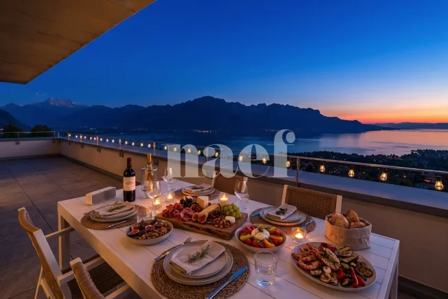 4.5 Zimmer Attikawohnung in Montreux – Foto 2 von 13