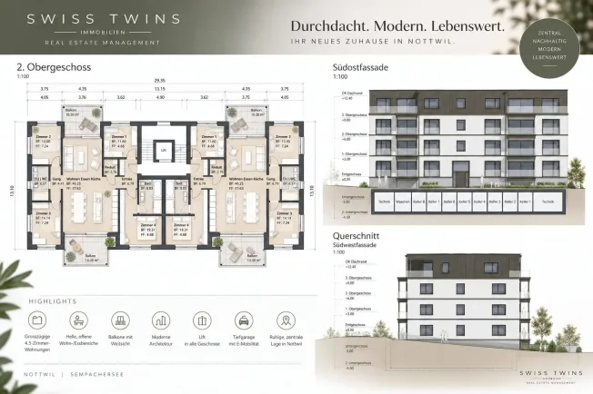 5.5 Zimmer Wohnung in Nottwil – Foto 7 von 9
