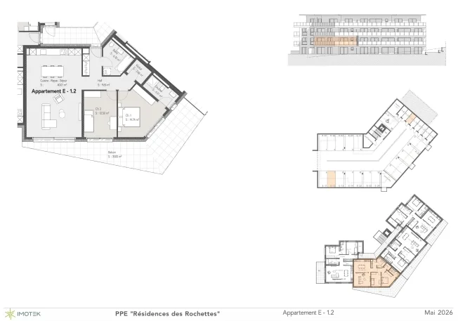 3.5 Zimmer Wohnung in Châtel-St-Denis – photo 4 sur 9