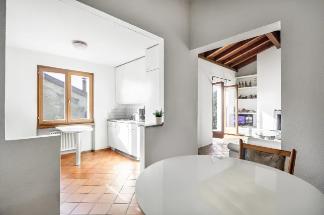 Bright attic apartment with garden and terrace – photo 2 of 9