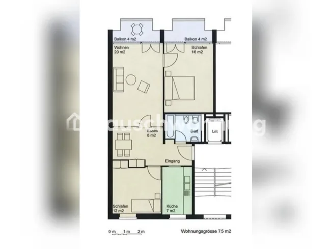 3.5 Zimmer Wohnung in Zürich – Foto 7 von 9