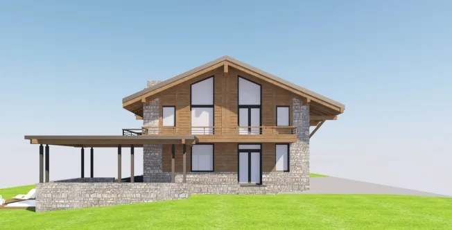 9.5 Zimmer Chalet in Lens – Foto 9 von 12
