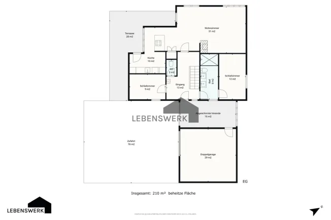 5.5 Zimmer Einfamilienhaus in Landschlacht – photo 12 of 14