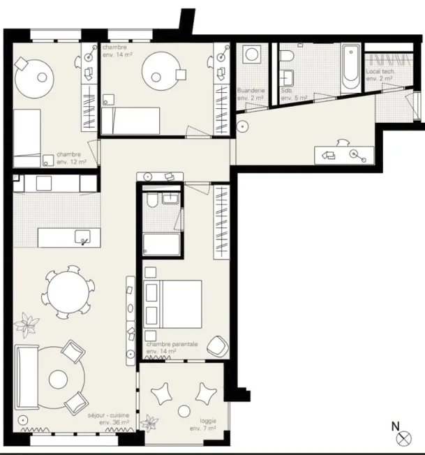 45 Zimmer Wohnung in Lausanne – foto 6 di 14
