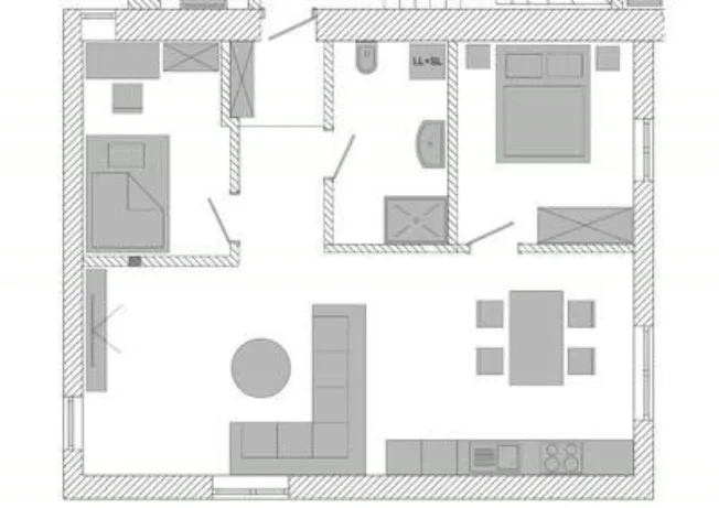 4 Zimmer Wohnung in Alle – Foto 4 von 4