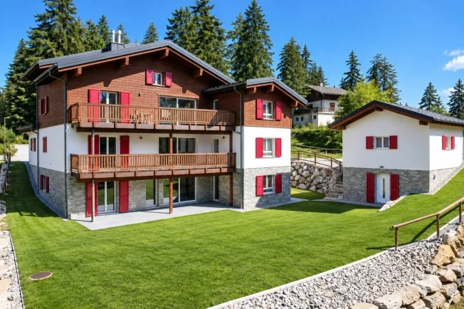 Chalet mit 15,5 Zimmern, bestehend aus drei unabhängigen Wohnungen – Foto 12 von 24
