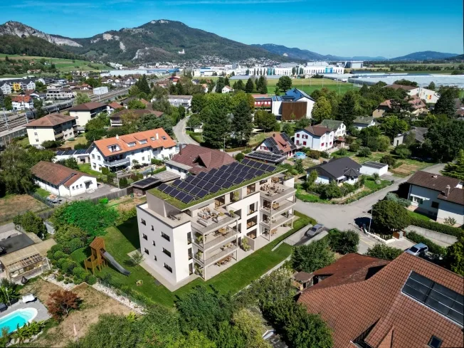 Nouveau bâtiment avec vue lointaine : attique 3,5 pièces avec grande terrasse à Niederbipp – photo 9 sur 11