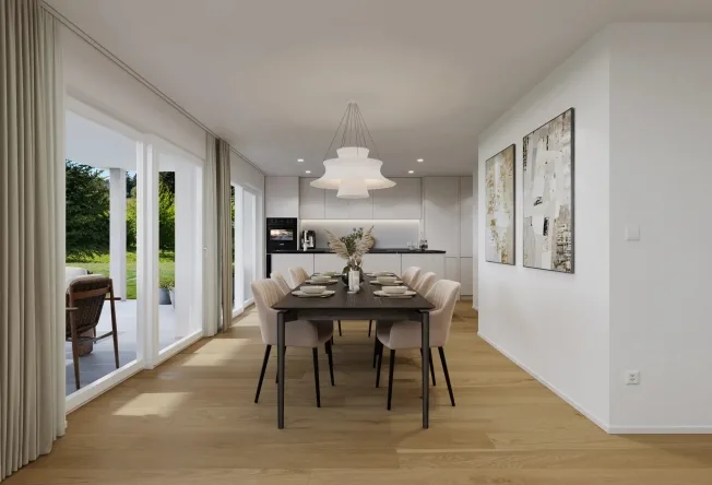 Nouveau bâtiment avec vue lointaine : attique 3,5 pièces avec grande terrasse à Niederbipp – photo 4 sur 11