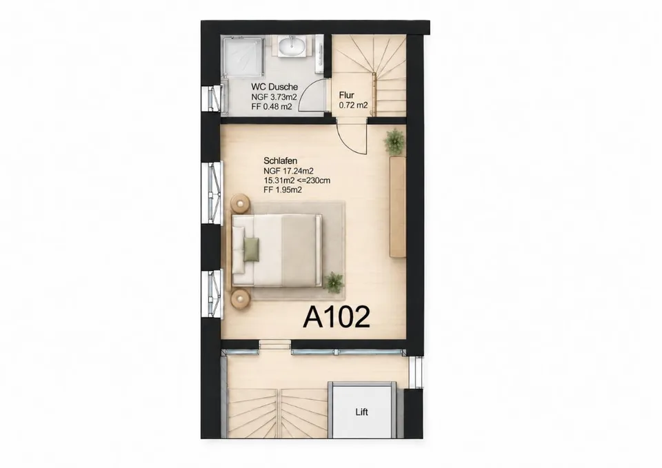 2.5 Zimmer Attikawohnung in Endingen – foto 4 di 11