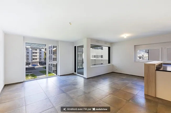 Élégant 3.5 pièces avec loggia à deux pas de la gare – photo 2 sur 3