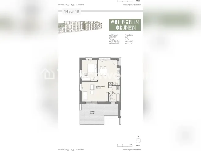 Attika: lichtdurchflutet, Neubau – Foto 3 von 4