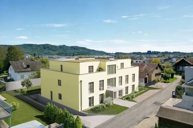 Grand appartement en attique de 4,5 pièces à Schönbühl – photo 2 sur 11