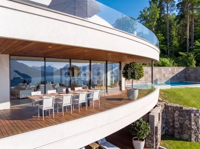 Laurus Villa, Seesicht, Pool, Attika Neubau in Weggis – Foto 1 von 13