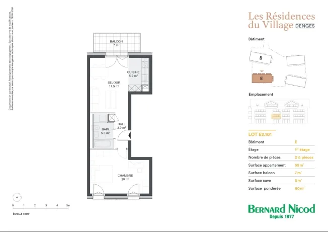 2 Zimmer Wohnung in Echandens-Denges – Foto 8 von 9