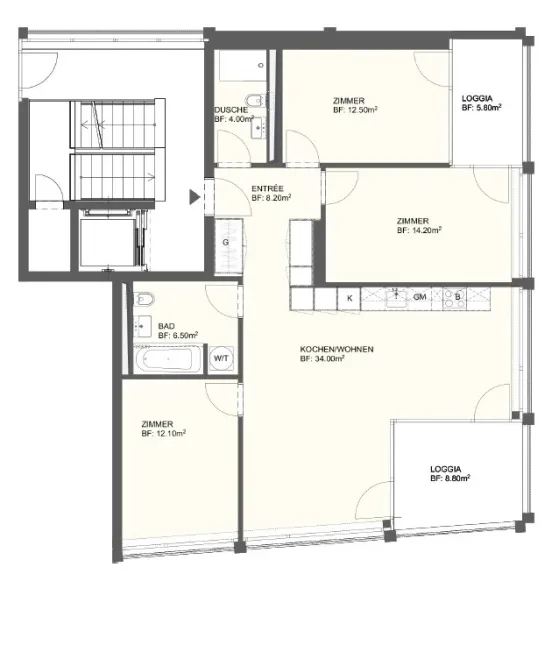 4.5 Zimmer Wohnung in Visp – foto 8 di 9