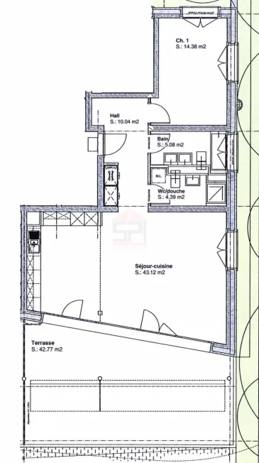 Satigny - Appartamento di 3 locali con 96 m² PPE e grande terrazza – foto 8 di 8