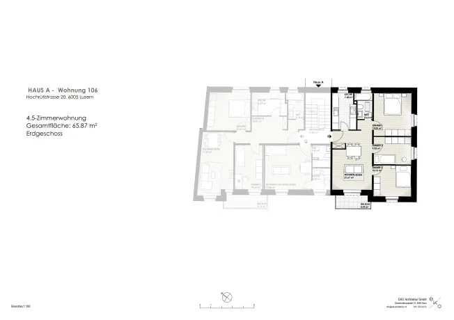4.5 Zimmer Wohnung in Luzern – foto 7 di 9