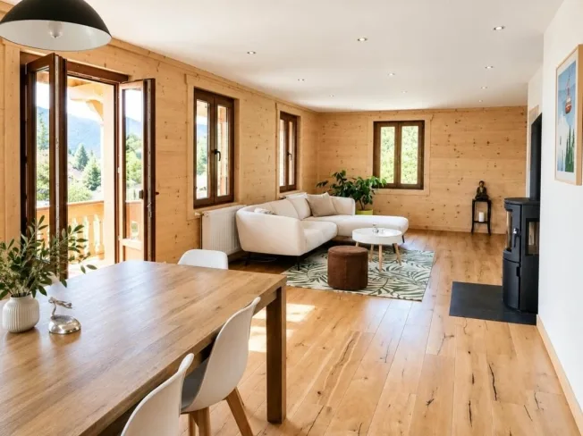 Detached house with 2 apartments for sale in Corbeyrier, 15 minutes from Aigle – photo 5 of 10