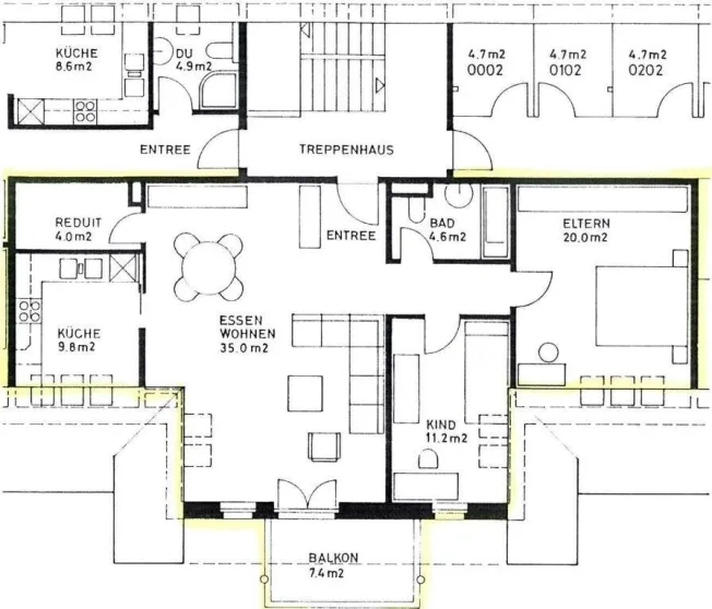 3.5 Zimmer Wohnung in Brittnau – photo 7 sur 8