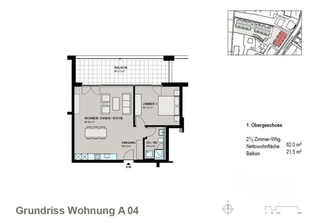 2.5 Zimmer Wohnung in Lotzwil – photo 7 sur 8