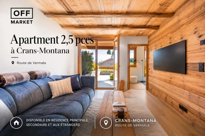 2.5 Zimmer Wohnung in Crans-Montana – photo 3 of 8
