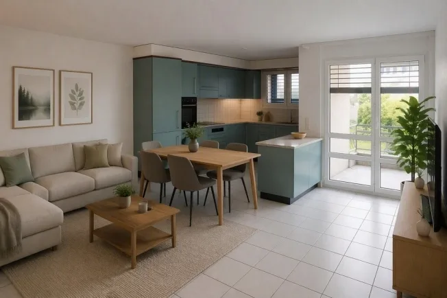 4.5 Zimmer Wohnung in Marly – foto 2 di 9