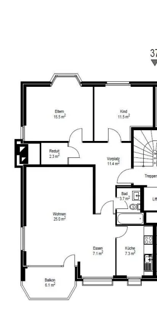 3.5 Zimmer Wohnung in Arlesheim – photo 10 sur 10