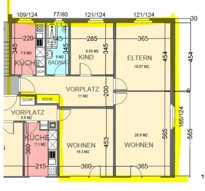 4 Zimmer Wohnung in Melchnau – Foto 9 von 9