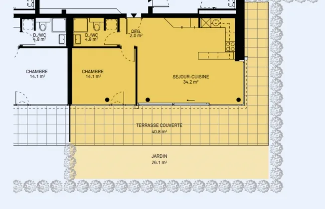 2.5 Zimmer Wohnung in Rolle – Foto 3 von 4