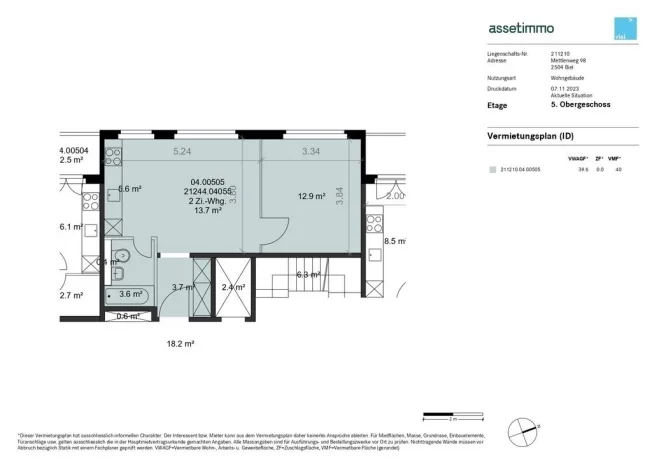 2 Zimmer Wohnung in Biel-Bienne – Foto 9 von 9